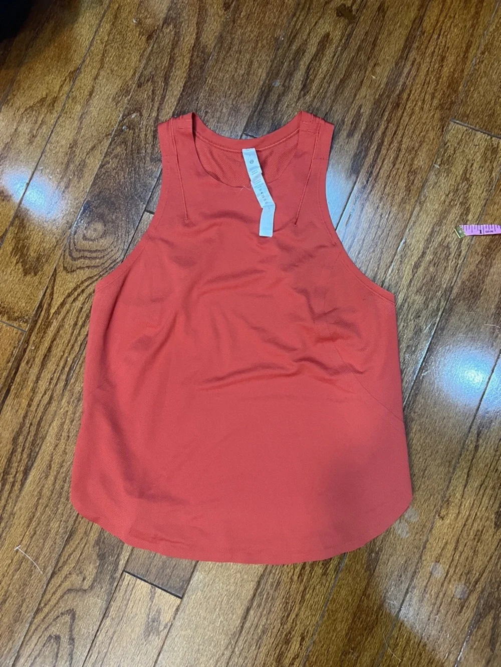 23. Lululemon size 2 fast and free running training tank burnt orange